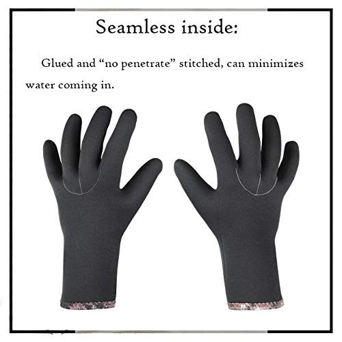 Omgear DG-001 Neoprene Gloves Diving Wetsuit Gloves Anti-Slip Flexible Thermal thumb #5