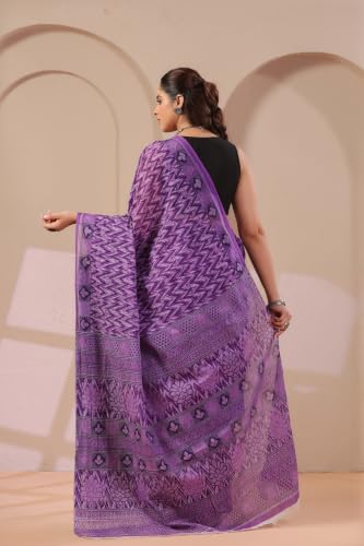 Image of TAMAIRA FASHION Mulmul Pure Cotton Saree For Woman |Office Wear Daily Wear Daily Wear Sarees For Women Without Blouse Piece(Available in 12 Colours)