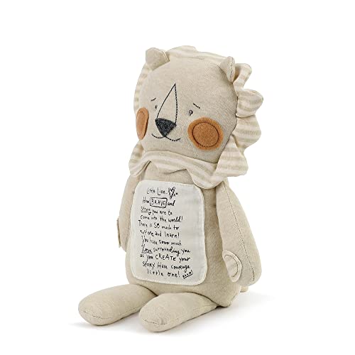 Demdaco 5004700798 Brave Little Lion Tan Stripe 16 Inch Polyester Plush Fabric Figure Toy thumb #3