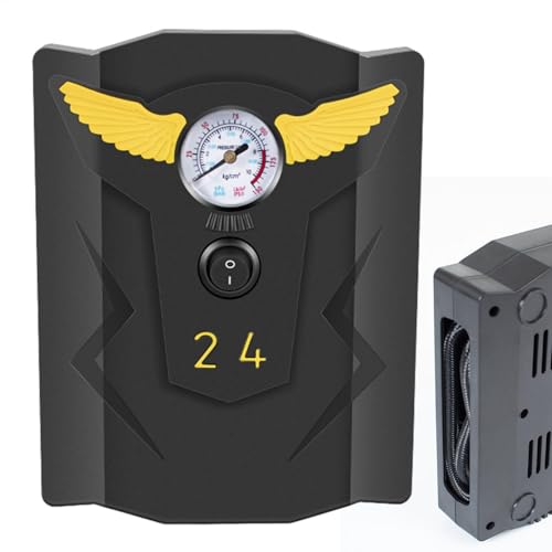 Bomba de aire automática para automóvil, compresor de aire inflador de neumáticos - Bomba de neumáticos de ciclismo eléctrico portátil con manómetro digital,Accesorios de rueda y neumáticos inalámbric
