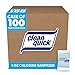 P&G Professional Bulk Dish Chlorine Non-Rinse Restaurant Sanitizer by Clean Quick Professional, for use in Commercial Kitchens on Food-Processing Equipment/Utensils or as Sanitizer for Glass, Dishes, and Silverware, 1 oz. Packets (Case of 100) - 10037000025846