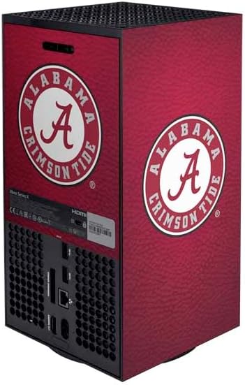 Vista 6 de Skinit Decal Gaming Skin Compatible with Xbox Series X Bundle - Officially Licensed University of Alabama Roll Tide Roll Design