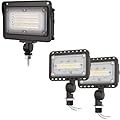 CINOTON 20W LED Flood Lights Outdoor 3000K 120V Dusk to Dawn LED Flood Light Outdoor 50W 5000K Daylight AC100-277V