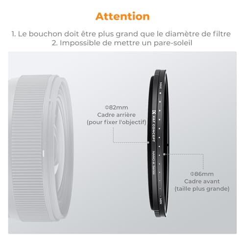Filtre ND Variable 67mm K&F CONCEPT : Évitez la surexposition en pose longue - 6