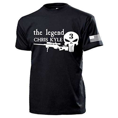 T-Shirt Franc-Tireur Américain Fusil de Sniper Chris Kyle Navy Seals #17019
