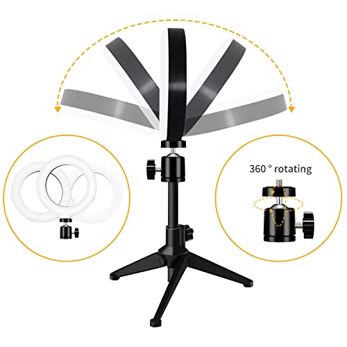 Lampe de table LED à clipser de 15,2 cm offrant un éclairage uniforme pour ordinateur - 5