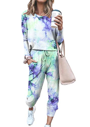 Buy Women's Tie Dye Sweatsuit Set 2 