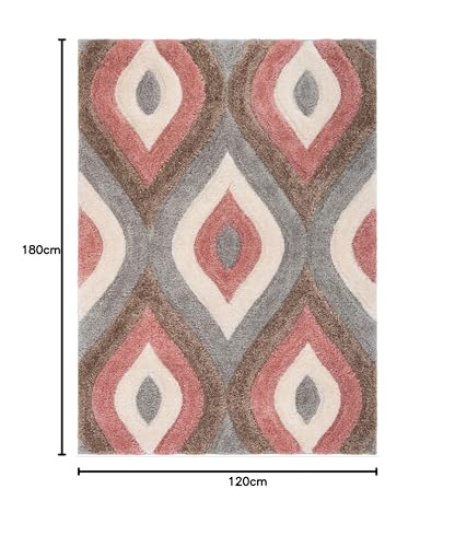 Image of Soft Fluffy Shag Area Rectangular Rugs For Living Room, Shaggy Floor Carpet For Bedroom, Girls Carpets Kids Home Decor Rugs, Cute Luxury Non-Slip[Size 4X6 Feet], Multicolor