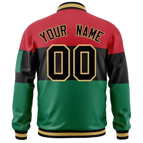 Custom Fashion Full-Zip Jacket Personalized Lightweight Bomber Outdoor Coat Stitched Letters Number for Adult Youth2