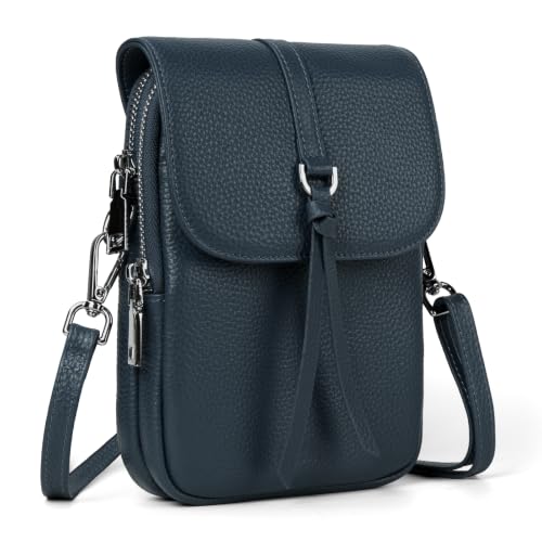 Image of befen Genuine Leather Small Crossbody Bags for Women Cell Phone Purse