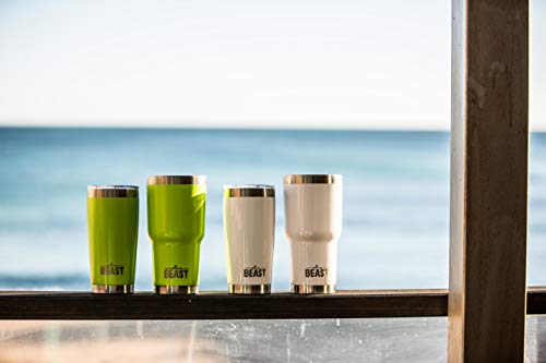 BEAST 20oz Lemongrass Green Tumbler - Stainless Steel - Vacuum Insulated Coffee Travel Cup Gift Bundle - Thumbnail 4