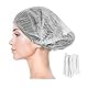 XARA 100 verstellbare Einweghauben + 100 wasserdichte Überschuhe + 100 medizinische Einwegkittel aus Vliesstoff (TNT) 25g + 100 Einweghandschuhe - Hypoallergenes und atmungsaktives Set - Stück 400