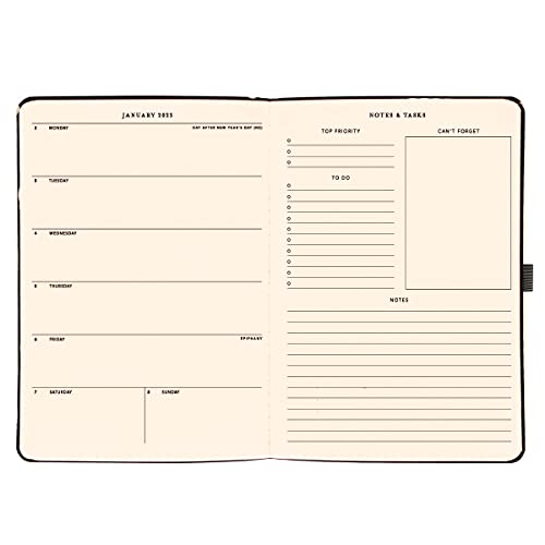 Graphique Designer Business Planners, 18-Month Dated Calendar, Black - Image 2