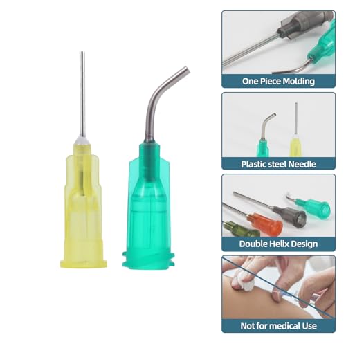 Aotfusd 20 Stück Spritzen-Set mit Stumpfer Nadel, Verschiedene Größen, 1ml, 3ml, 5ml,10ml, 20ml zum Nachfüllen und Messen von Flüssigkeiten, wissenschaftliche Labore, Pflanzenbewässerung