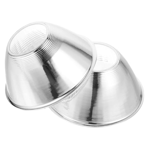 IWOWHERO Pantalla de Foco Reflectora para Linterna LED 50x27x20 Mm, 2 Piezas, Accesorio Difusor de Iluminación para Linterna Portátil, Copa Reflectora para Uso en Exteriores y Aventuras