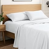 Picture of Ivy Union Queen Size Sheet Set - Ultra-Soft Cooling with Deep Pockets - Breathable, Easy-Fit - Hotel Luxury Bedding Sheets & Pillowcases (Queen, White)