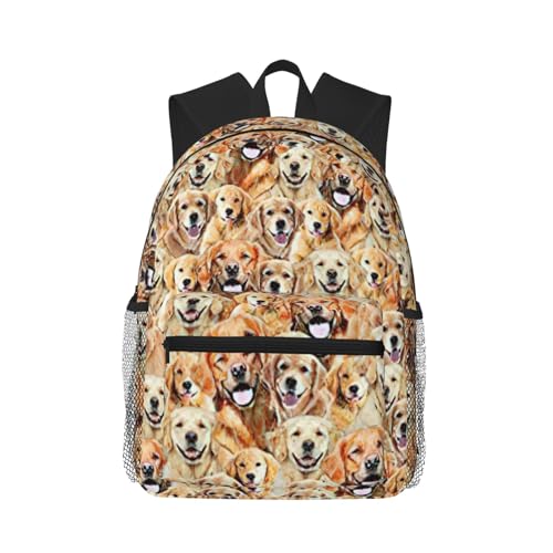 Sac à dos voyage noir labrador pour ranger ordinateur et vêtements