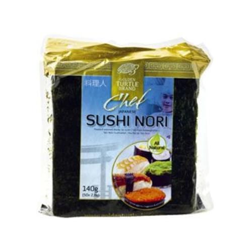 Algue Sushi Nori Golden Turtle pour soirées japonaises maison