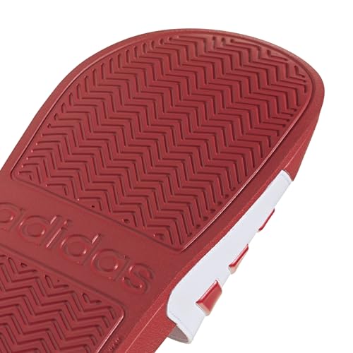 Image of adidas Mens Adilette Shower Arsenal Slides Casual Sandals Casual - Red