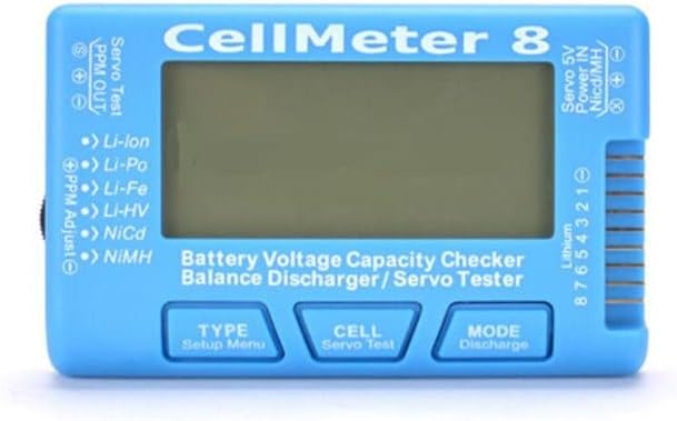 Replacement Part For CellMeter 8 Tester Lithium Battery Voltage Electric Discharge Balance Servo Tester Backlight Discharge Function Discharger