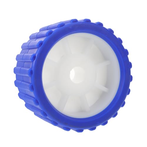 SOESFOUFU Boat Trailer Roller Wheel Replacement Ribbed Wobble Roller Easy Installation Blue Reliable Accessory for All Boat Trailers
