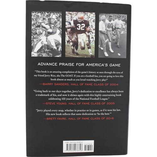 jerry rice autographedsigned america39s game book beckett