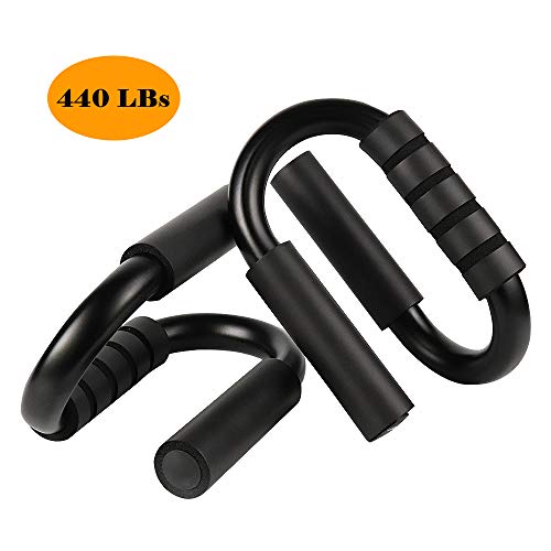 KANSOON Steel Push up Bars - Muscle Pushup Stands - Athletics Push-Up Bars