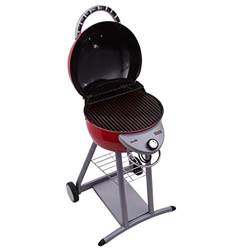 Char-Broil 20602109 Patio Bistro Tru-Infrared Electric Grill, Red & Standard Nylon Bristle Brush #TOP3