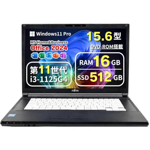 �y�����ςݕi�z �m�[�gPC LIFEBOOK A5511 15.6�^ i3-1125G4 Office2024 DVD 16GB 512GB | SSD���� A5511�yMS Office 2024 Home&Business�z Windows11 Pro