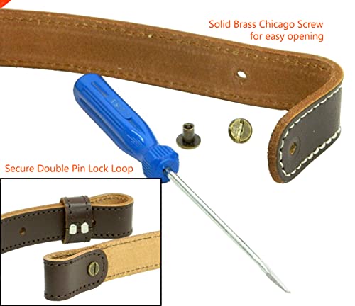 Herte Leather Rifle Sling Padded Comfortable Wide Gun Strap For 1 Inch Swivel Shooting Hunting Vintage Brown Adjustable #TOP6