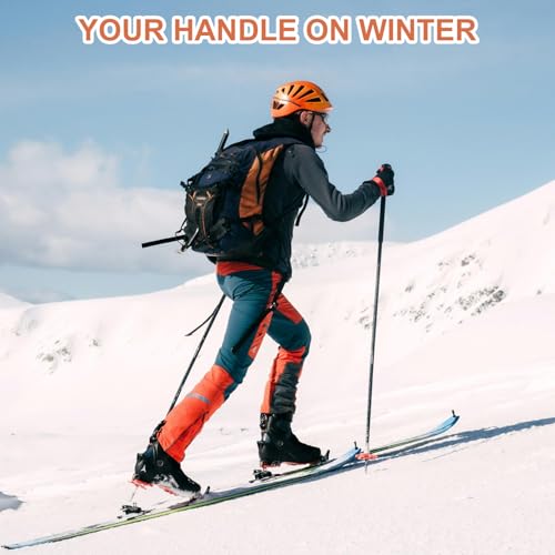 Image of ihuan Winter Waterproof Gloves Cold Weather - Snow Ski Windproof for Men Women, Warm Touchscreen Thermal for Running Cycling