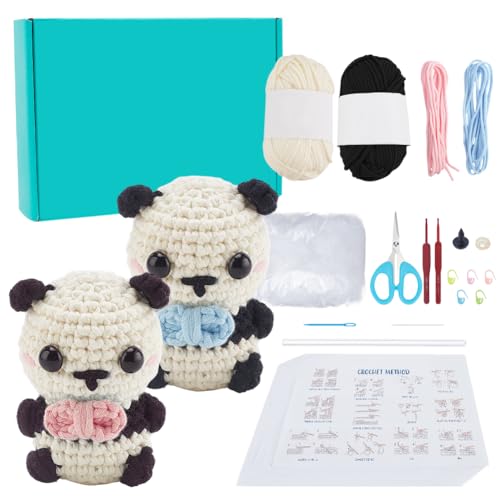 ORIGACH Kit de crochet pour adultes débutants, kit de démarrage p...