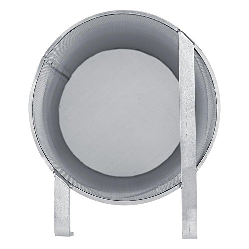 Qioni Filtro de cerveja, 300 mícrons de aço inoxidável caseiro Brew Beer Hop, filtro de malha de cer