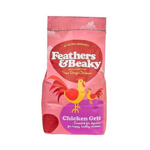 Feathers & Beaky | Chicken Grit | Produces Strong Bones & Shells | Aids Digestion | Made in the UK (5kg)