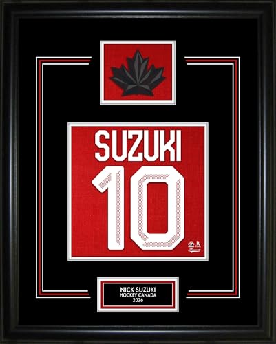 Frameworth Nick Suzuki #14 Hockey Canada 2026 Jersey Number Frame