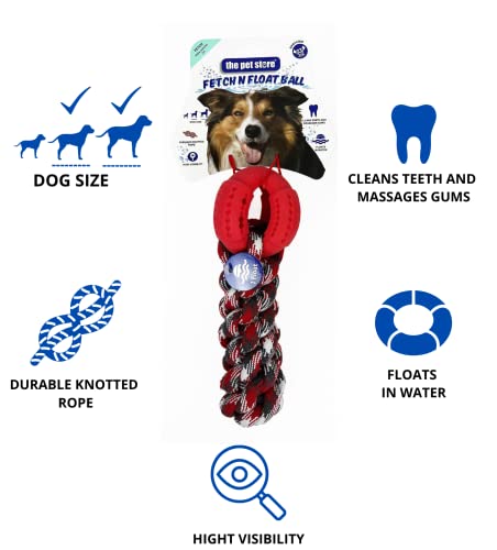 Pet Store The Fetch And Float Dog Toy, Chuck And Fetch Rope Strong & Durable. Ideal for Medium and Lareg Dogs - Image 3