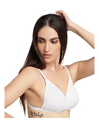 Image of Daisy DEE Women's Cotton Seamless T-Shirt Bra Non-Padded with Adjustable Straps Everyday Bra - Backless