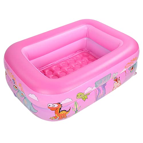 Prevessel Piscina Inflable para Niños de Dibujos Animados, Piscina Plegable para Entretenimiento Familiar, 47,2x35,4x14,2 Pulgadas