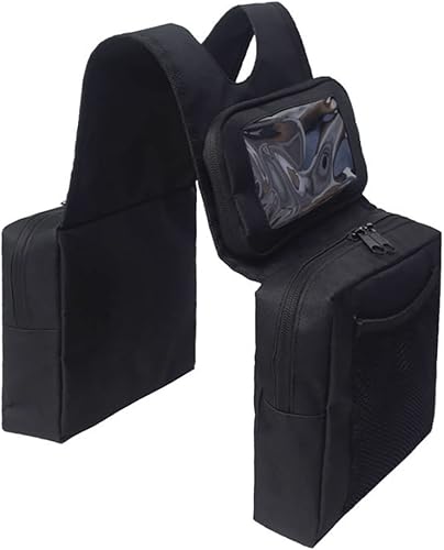 Miniatura 3 de IDOEASE Bolsas de sillín para ATV, bolsa universal duradera para tanque de aceite, impermeable, UTV, bolsa de tanque de carga para motos de nieve