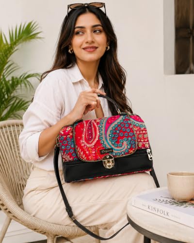 Image of designer Satchel Hand Bags for Women Stylish | cross body sling Bag | Purse | Travel | Office |for daily use /Birthday Gift for Wife /Mother | Rakhi Gifts for Sisters