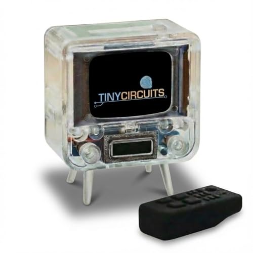 Amazon | TinyCircuits TinyTV 2 (クリア) 世界最小級レトロミニチュア