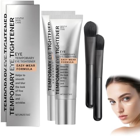 2pcs Perfection Eye Tightener, Thomas Roth Eyes Tighteners, Long Lasting Finish for Wome with Two Brushes