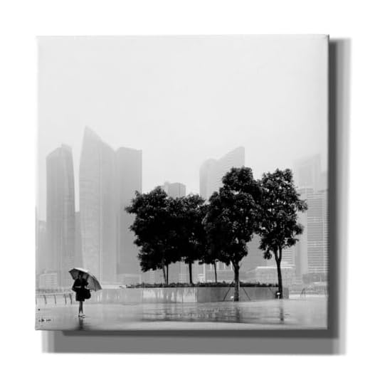 Beautiful 'Singapore Umbrella' Wall Art