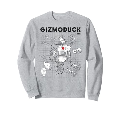 Sweatshirt Disney DuckTales Gizmoduck vêtement coton imprimé schéma nostalgie