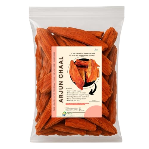 Image of Pure & Natural Arjun Chaal - Pure Arjuna Tree (Terminalia Arjuna) Bark for a Healthy Heart & Cholesterol Levels| No Added Preservatives |Fresh, Raw| 200GM