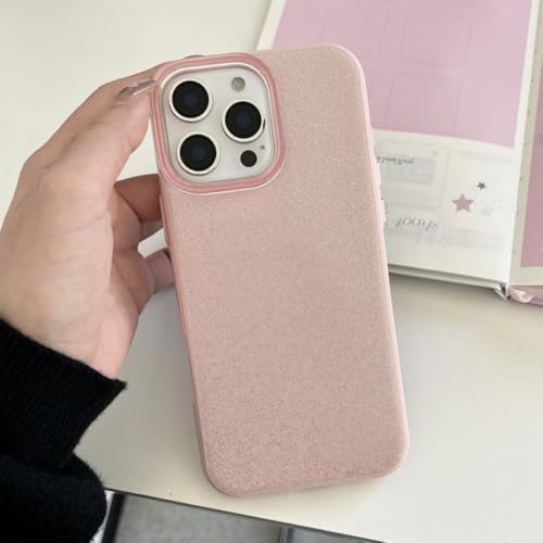 Coque rose paillettes iPhone 14 Plus et 16 pour briller en soirée avec protection