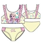 eplusm Disney Frozen Eiskönigin ELSA Badeanzug für Mädchen Sommer süßer Badeanzug mit ELSA Motiv Einteilige Badeanzüge für Mädchen 104-128cm (as3, Age, 5_Years, Regular, hell-rosa, 110)