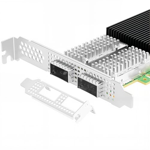 Image of Vogzone for BCM957508 Network Card, 2*QSFP56 100GbE PCIe 4.0 x16 NIC