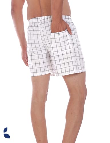 Image of Cotton Boxer Shorts for Men, Breathable, Comfortable & Lightweight (Pack of 2)