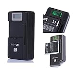 FYL LCD Battery Wall Charger Adapter for Samsung AB553446GZ Knack sch-u310 u340